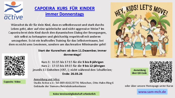 Capoeira für Kinder